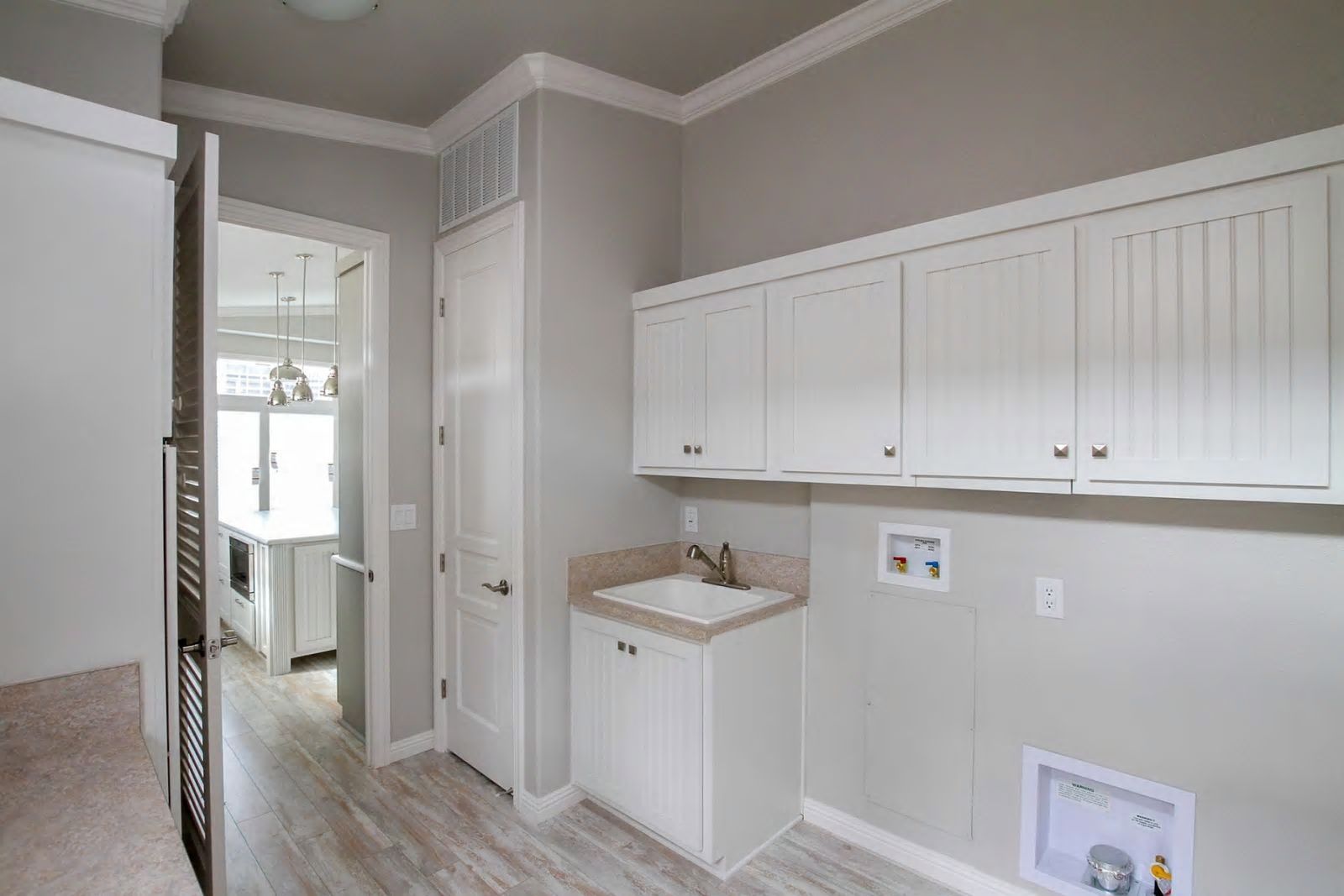 Newly Remodeled White Themed Bathroom — Bakersfield, CA — Valley Manufactured Homes, Inc.