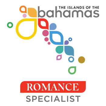 Logo for The Islands of The Bahamas. Colorful abstract design, 