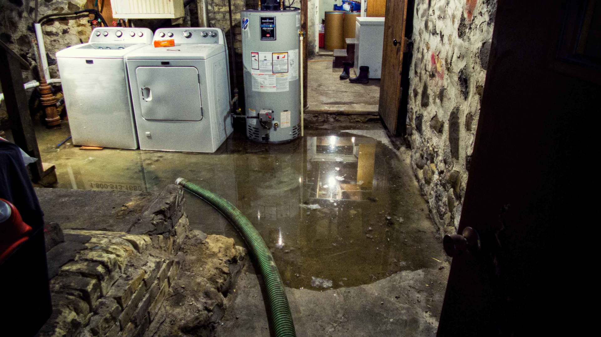 Laundry Room Flooding with Water — Clyman, WI — United Septic & Drain Services Inc