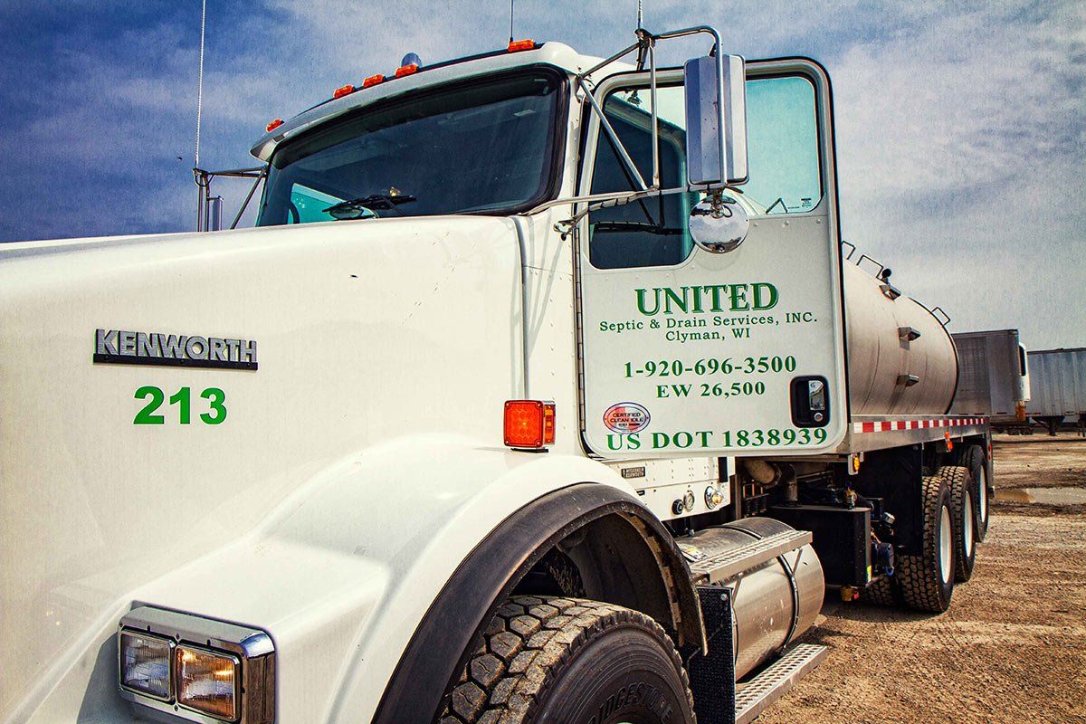 Business Truck — Clyman, WI — United Septic & Drain Services Inc