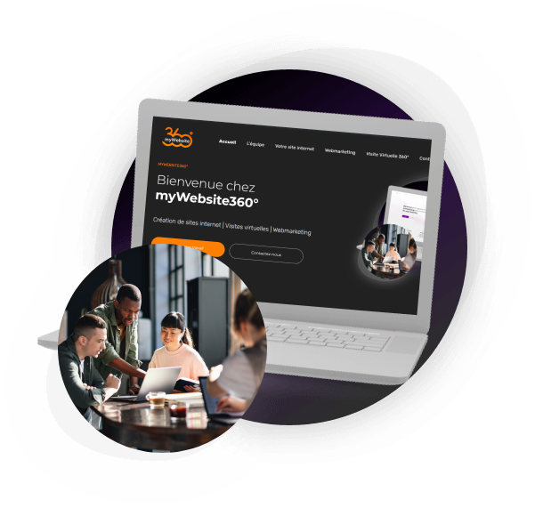 Un groupe de personnes sont assises autour d'une table avec des ordinateurs portables.