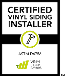 Certified Vinyl Siding Installer logo
