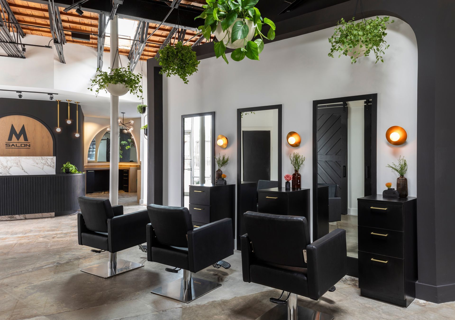 M Salon Houston Mural