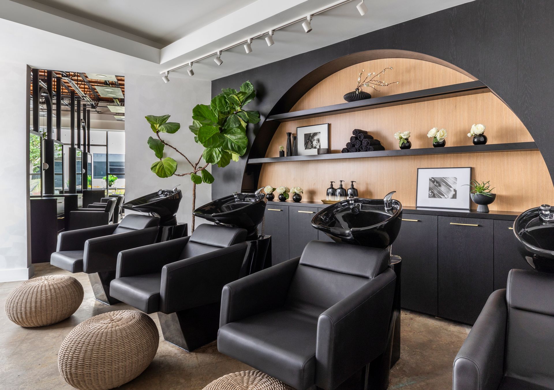 M Salon Houston Interior