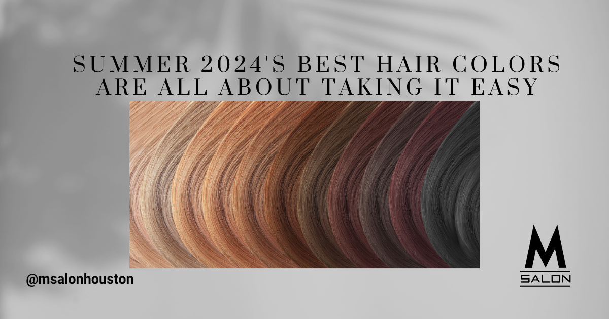 Summer 2024 's best hair colors are all about taking it easy