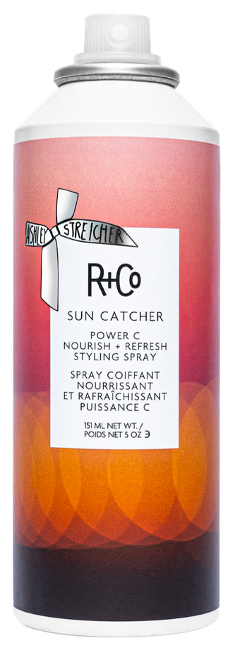 A white bottle of serene scalp densifying shampoo