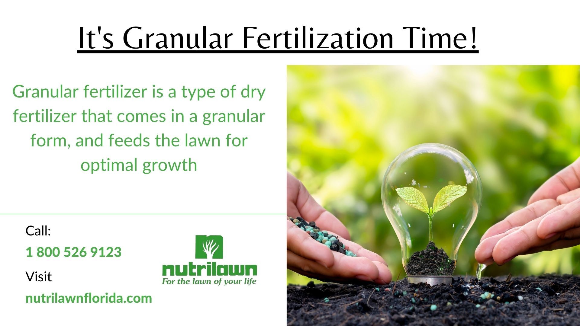 It's Granular Fertilization time!