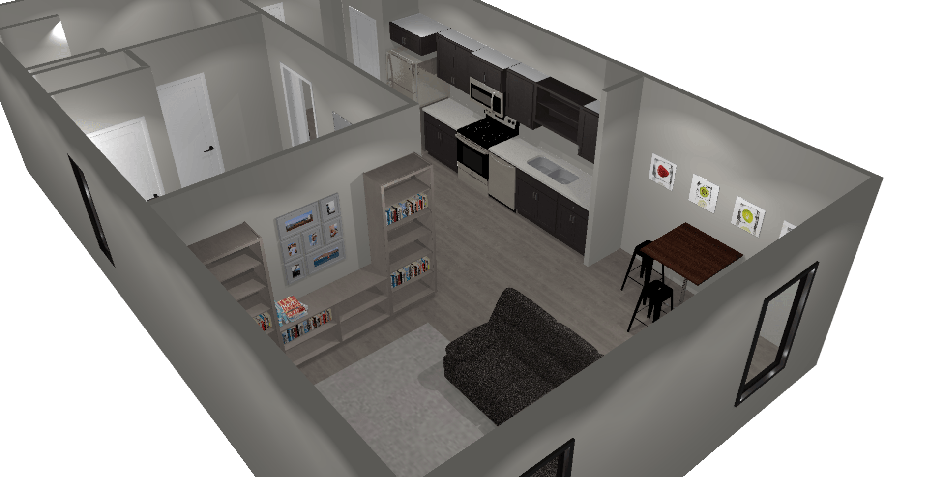 Unit C image 4, 1 bed and 1 bath