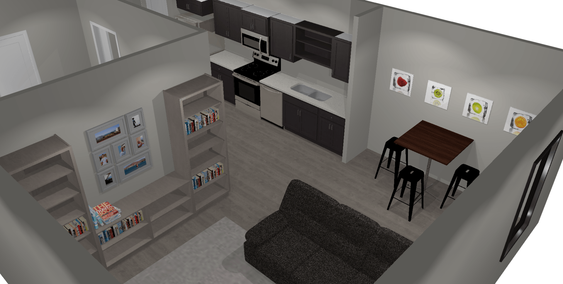 Unit C image 5, 1 bed and 1 bath