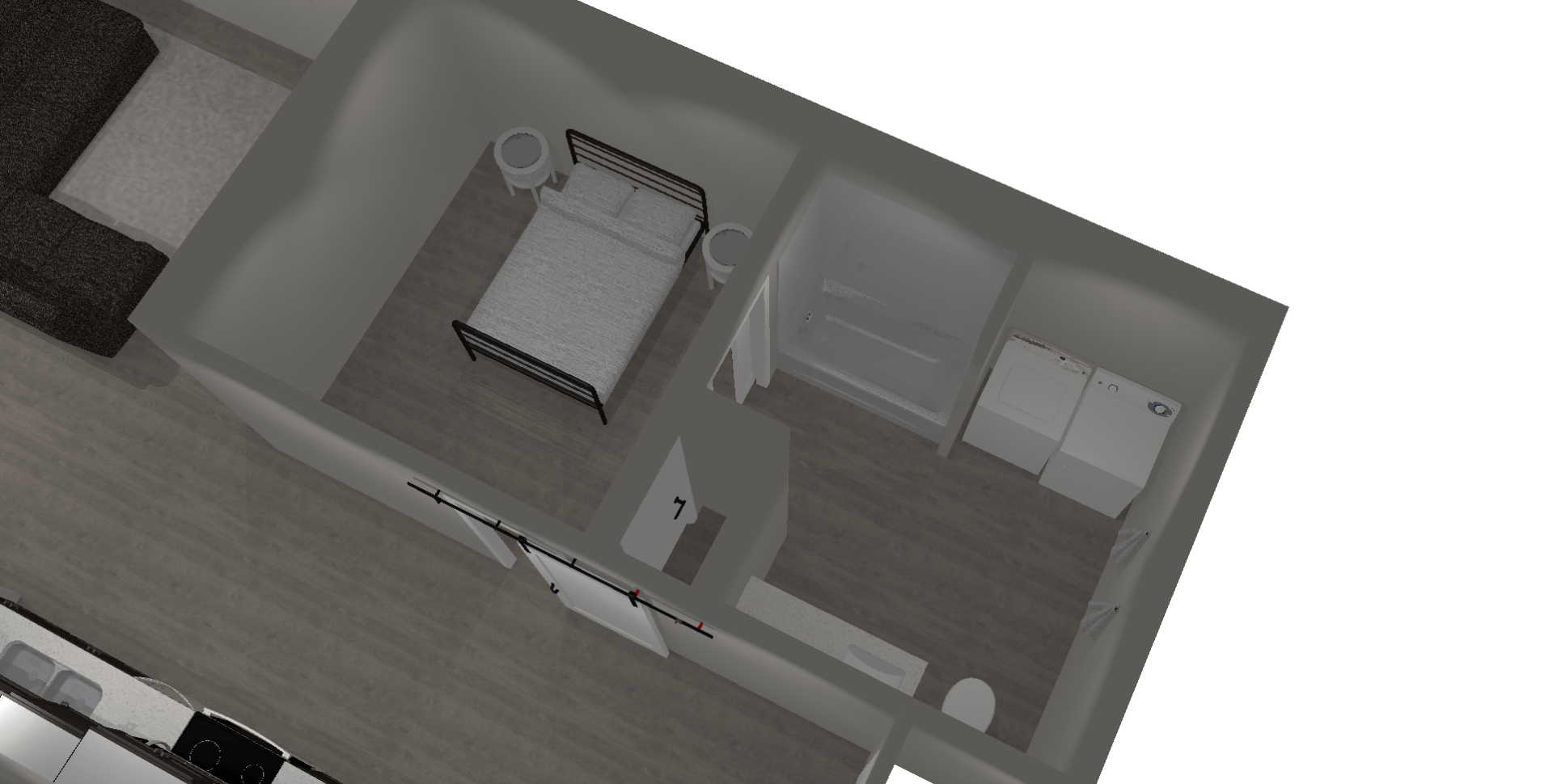 Unit D 3, 1 bed, 1 bath