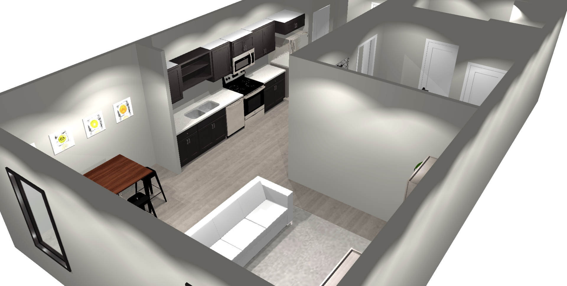 Unit E image 3, 1 bed and 1 bath