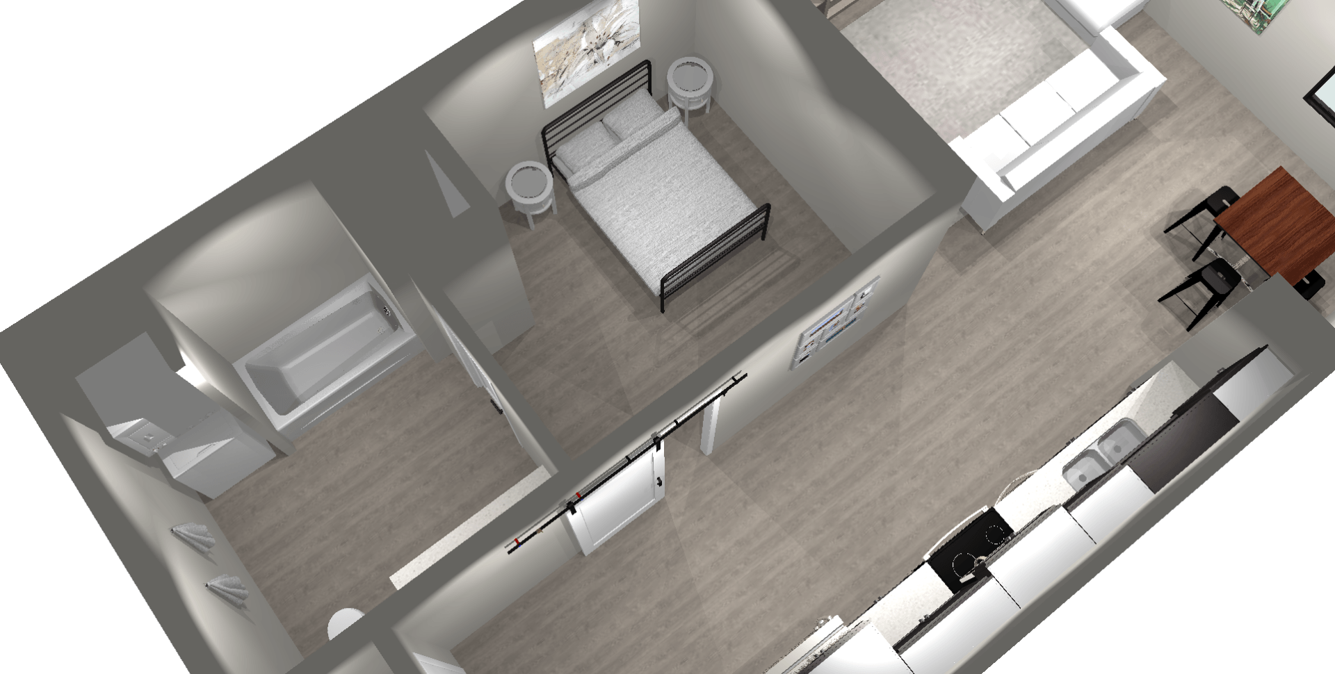 Unit E image 4, 1 bed and 1 bath