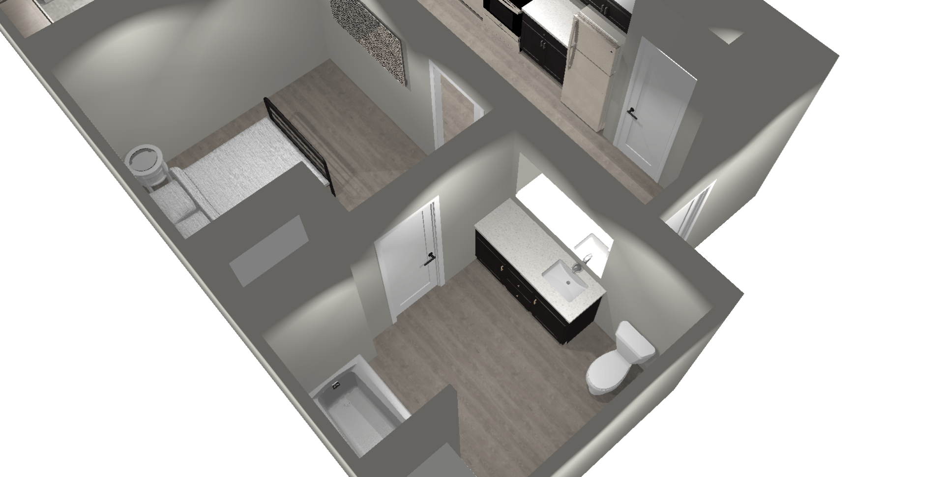 Unit E image 6, 1 bed and 1 bath