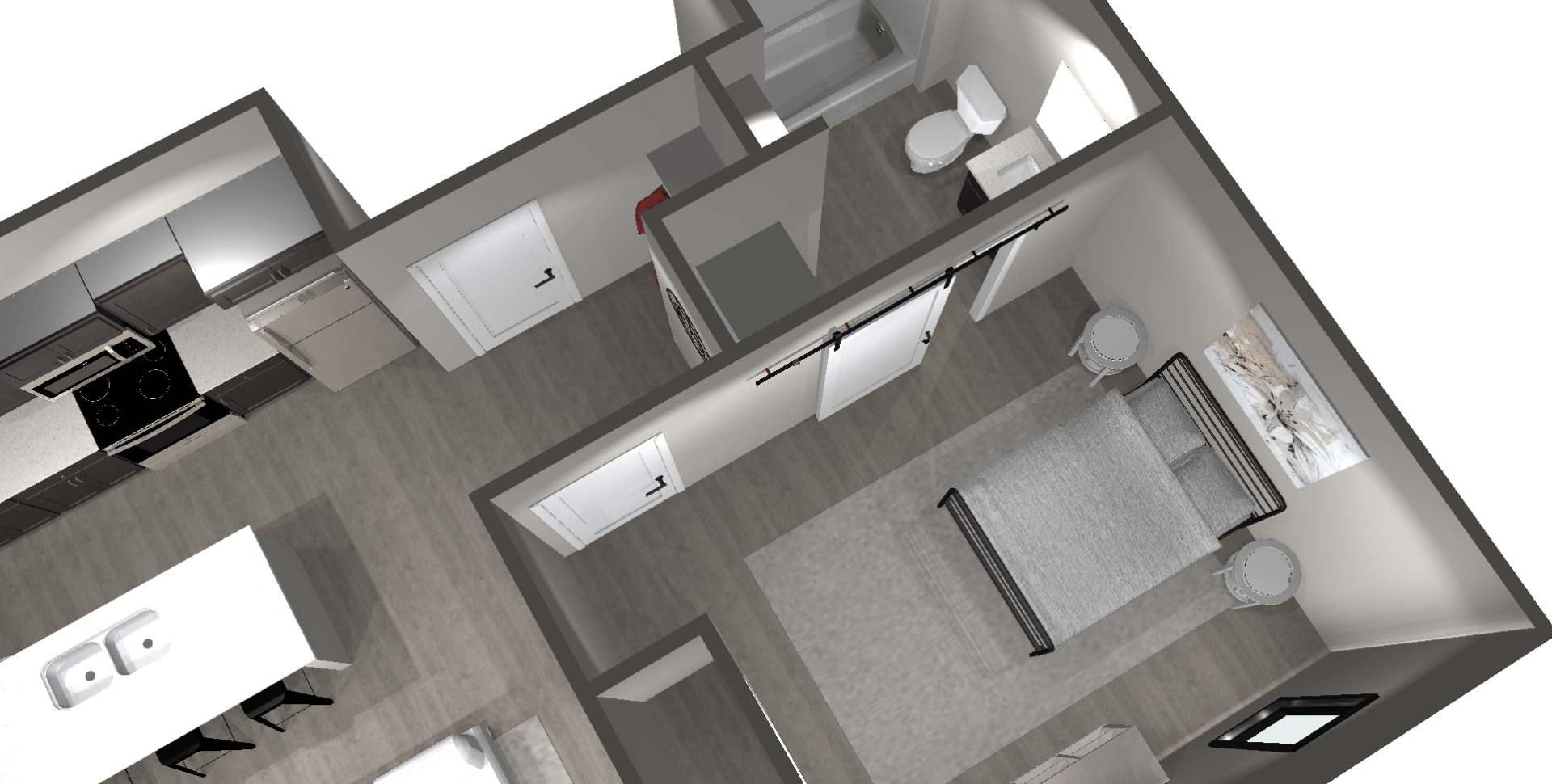 Unit G image 4, 1 bed and 1 bath