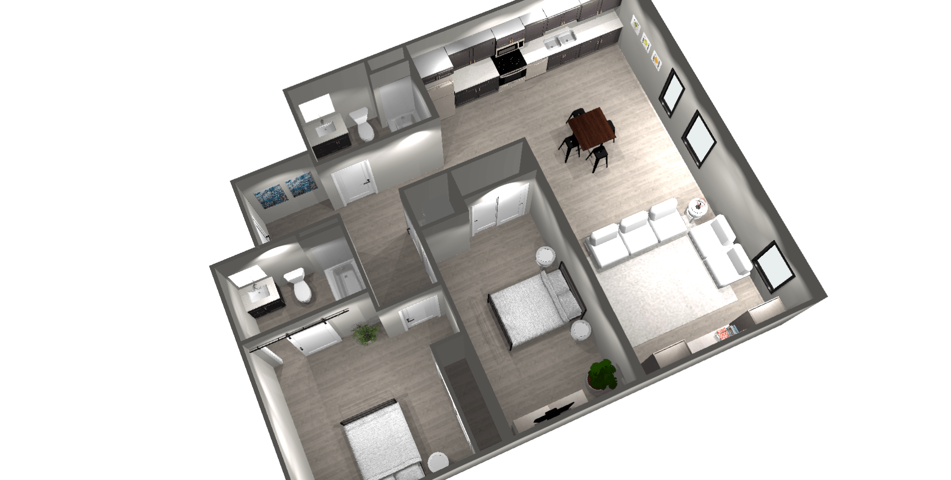 Unit G image 6, 2 bed and 2 bath