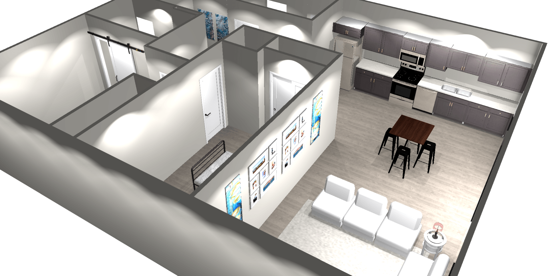 Unit G image 2, 2 bed and 2 bath