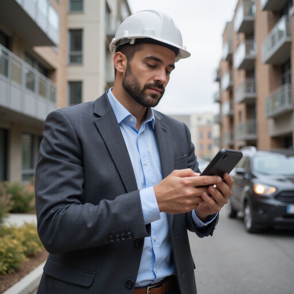 developer reviewing data on mobile