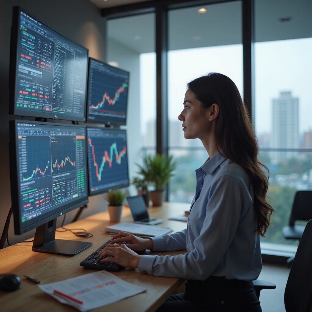 woman reviewing HAVNli reporting dashboard