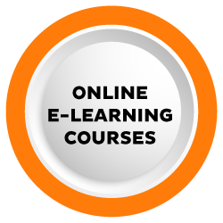 E-learning online courses button