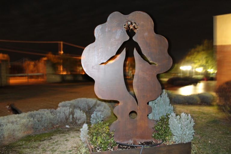 Sagoma in percorso sensoriale