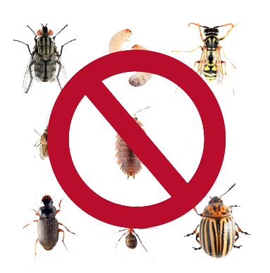 No Insect Signage — Rush, NY — Target Pest Control