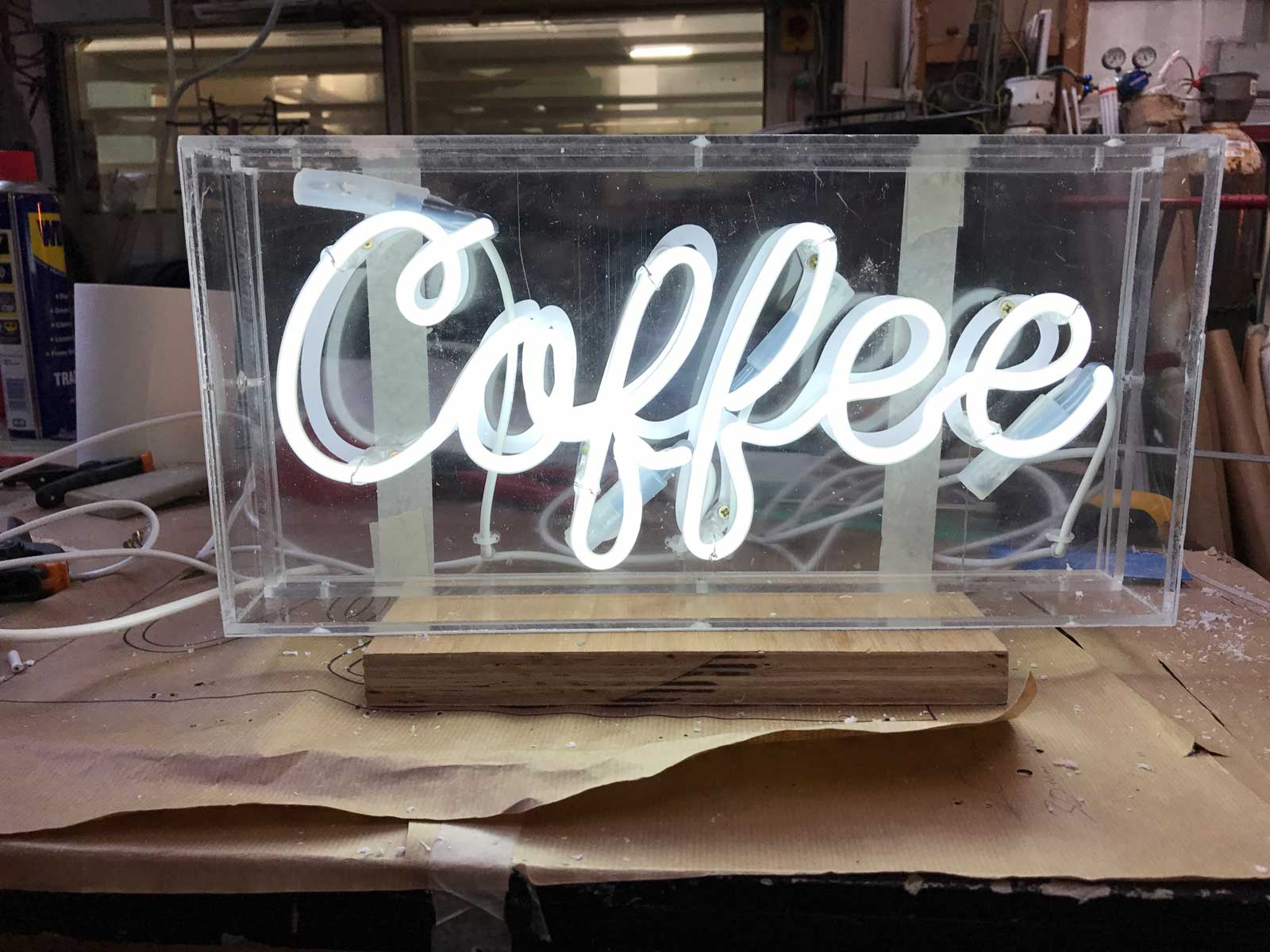 Coffee Box sign