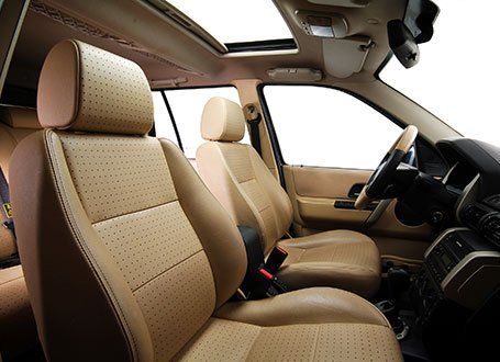 Brown Leather Interior - Custom Car Conversions in Sarasota, FL