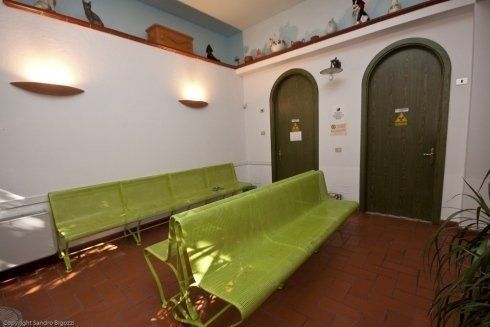 sala d'attesa del centro dentistico