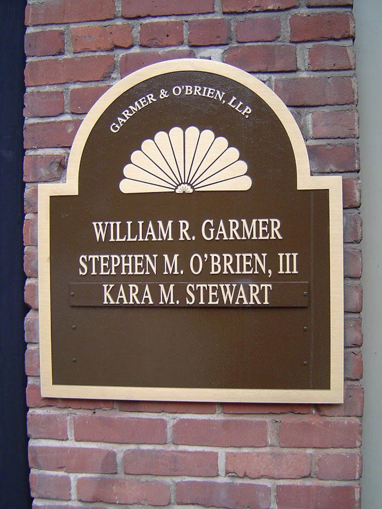 Exterior house name plate