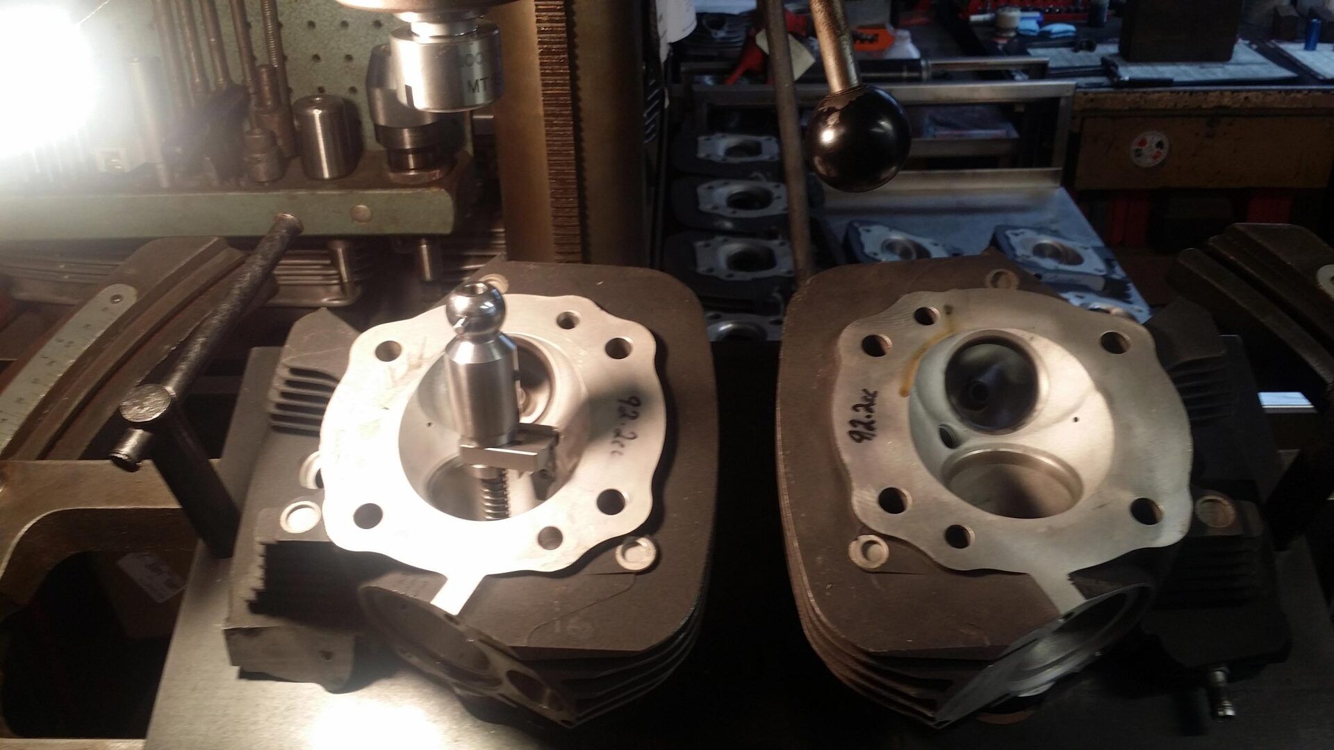 Black Twin Cylinder Heads — Munnsville, NY — Hillside Motorcycle & Machine