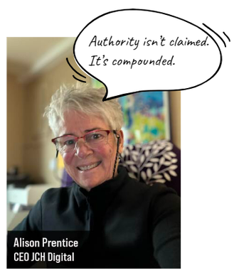 Alison with Rosie, her service dog