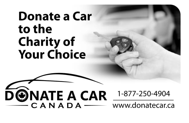 got an unwanted car, call Donate a Car Canada to donate to your choice of over 700 charities
