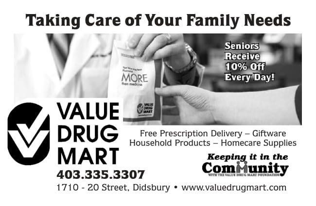 prescriptions with free delivery, giftware, household products and homecare supplies