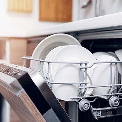 Appliance Store — Clean Plates in Dishwasher in Bountiful, UT