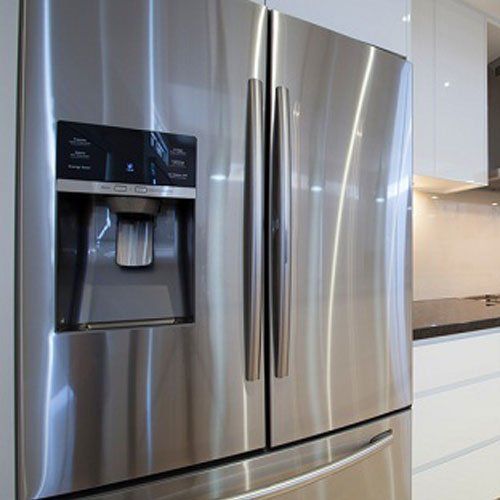 Appliance Repair — Elegant Refrigerator in Kitchen in Bountiful, UT