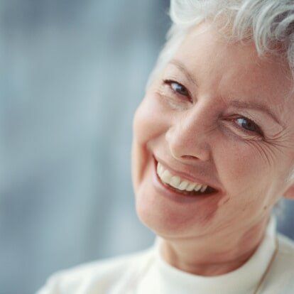 Smiling Senior Woman — Burnsville, MN — Centerpointe Dental