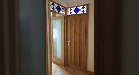 moulded frame wooden door