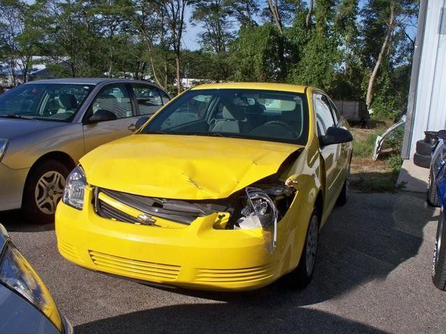 Broken Car Headlight — Frankfort, MI — Precision Collision & Auto Glass Of Frankfort