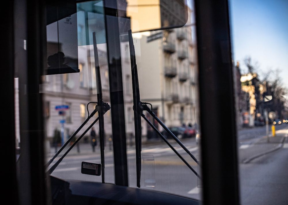 A View of a City Street From the Inside of a Bus — Crakka Windscreens in Taree, NSW