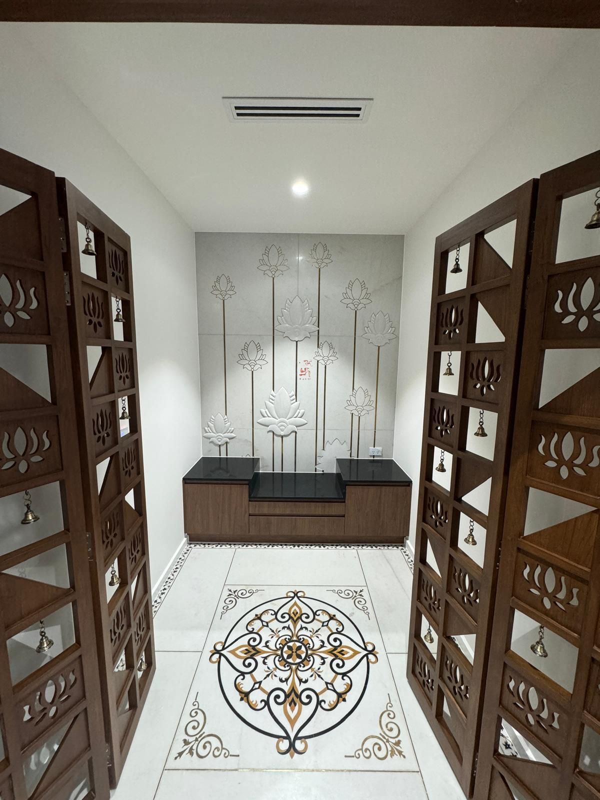 A Kitchen With White Cabinets And Hardwood Floors — ASM Joinery In Fyshwick, ACT