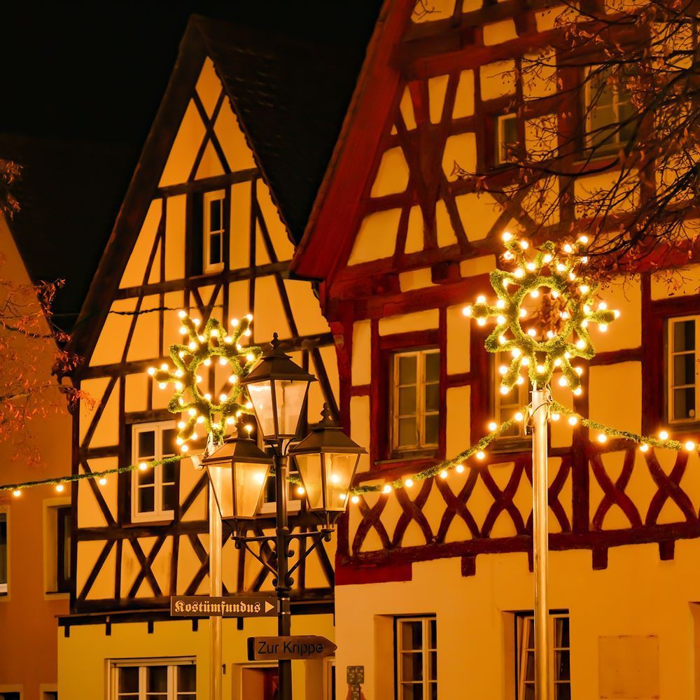MILTENBERG Christmas market medieval half-timber homes and home to Germany’s oldest inn