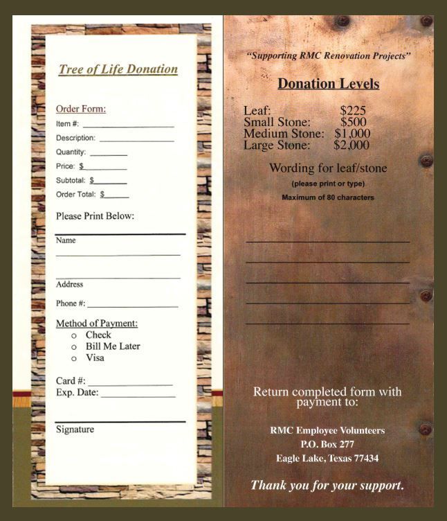 Donation Levels | RMC