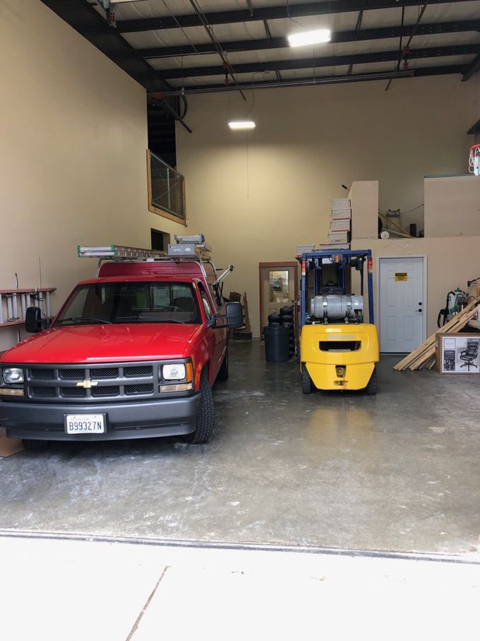 Red Car in Garage | Bellingham, WA | Environmental Pest Control