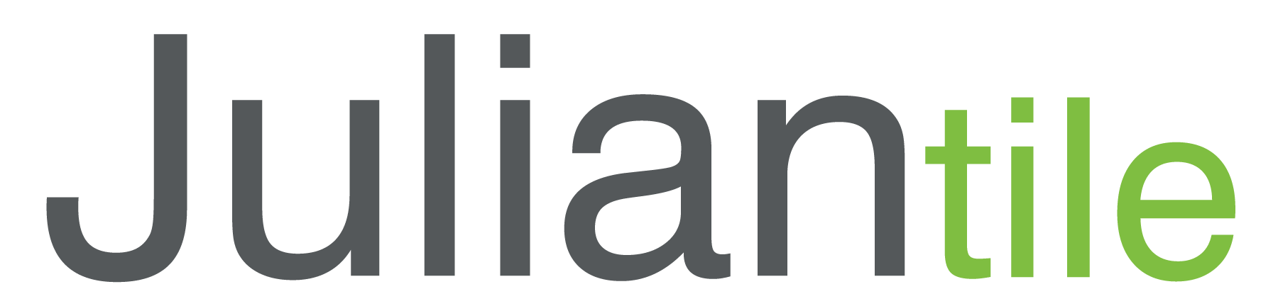 The word juliantile is written in black and green on a white background.