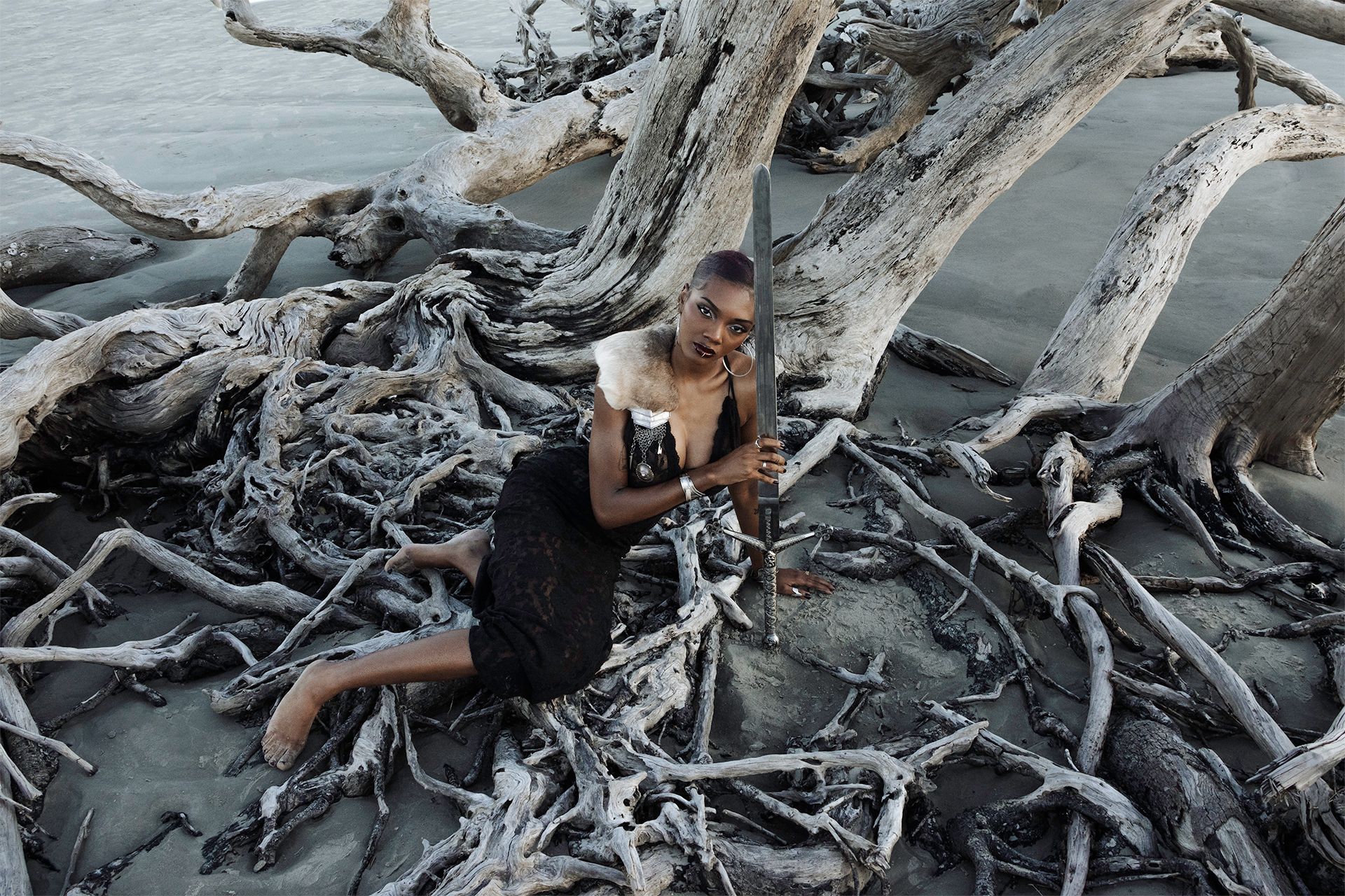 Jewelry collection shoot in collaboration with designer Evelyn Breece