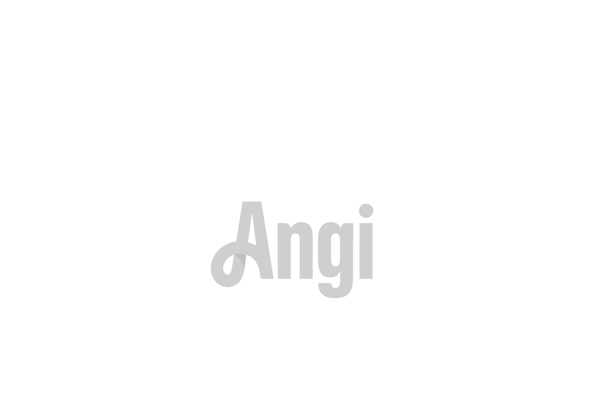 The word angi is written in gray on a white background.