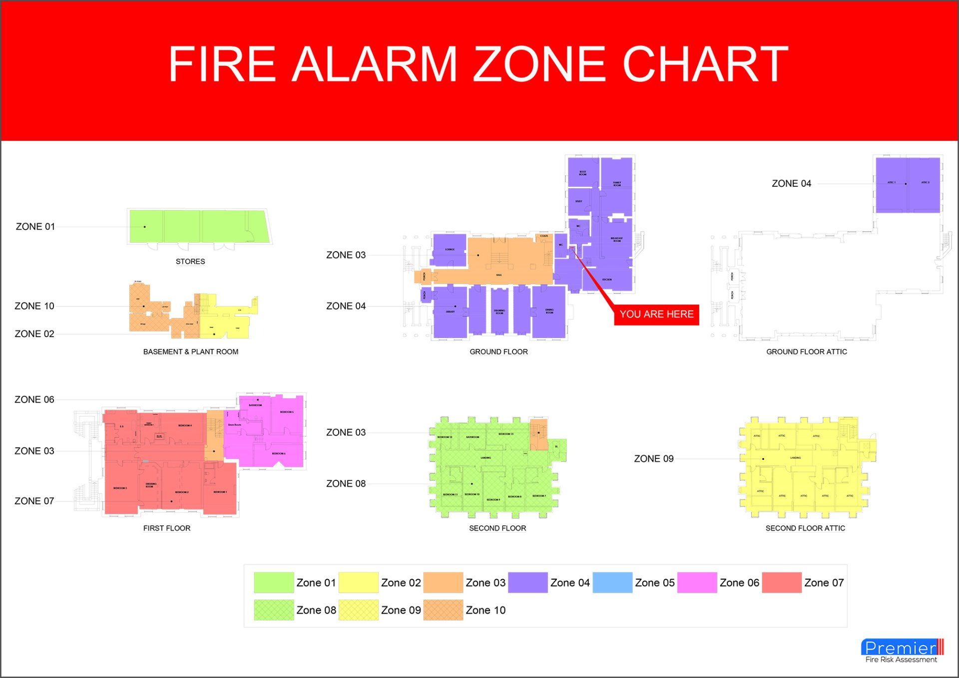 Cardiff and Bristol Customized Fire Alarm Zone Plans for your business