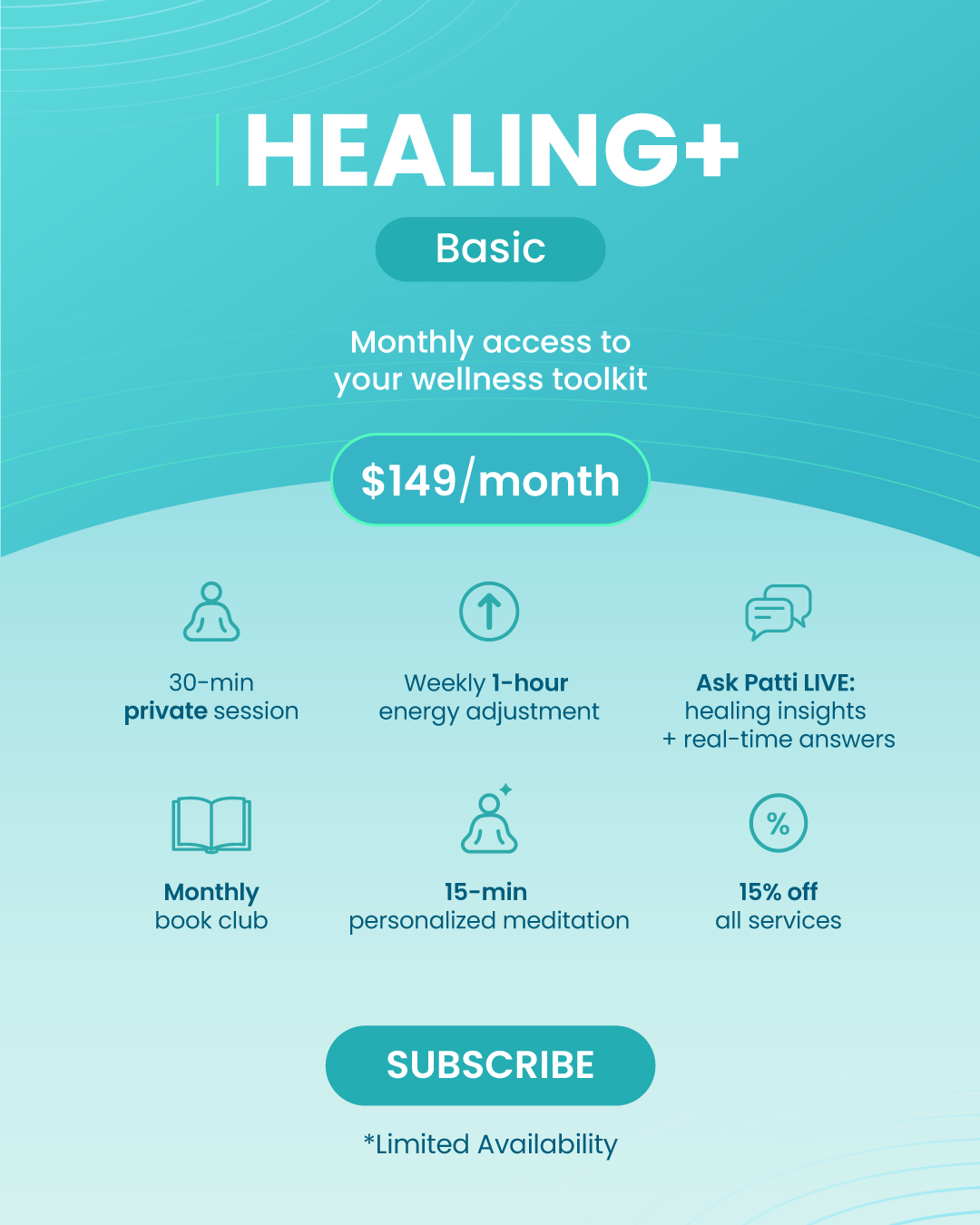 Patti's Healing+ Basic Plan