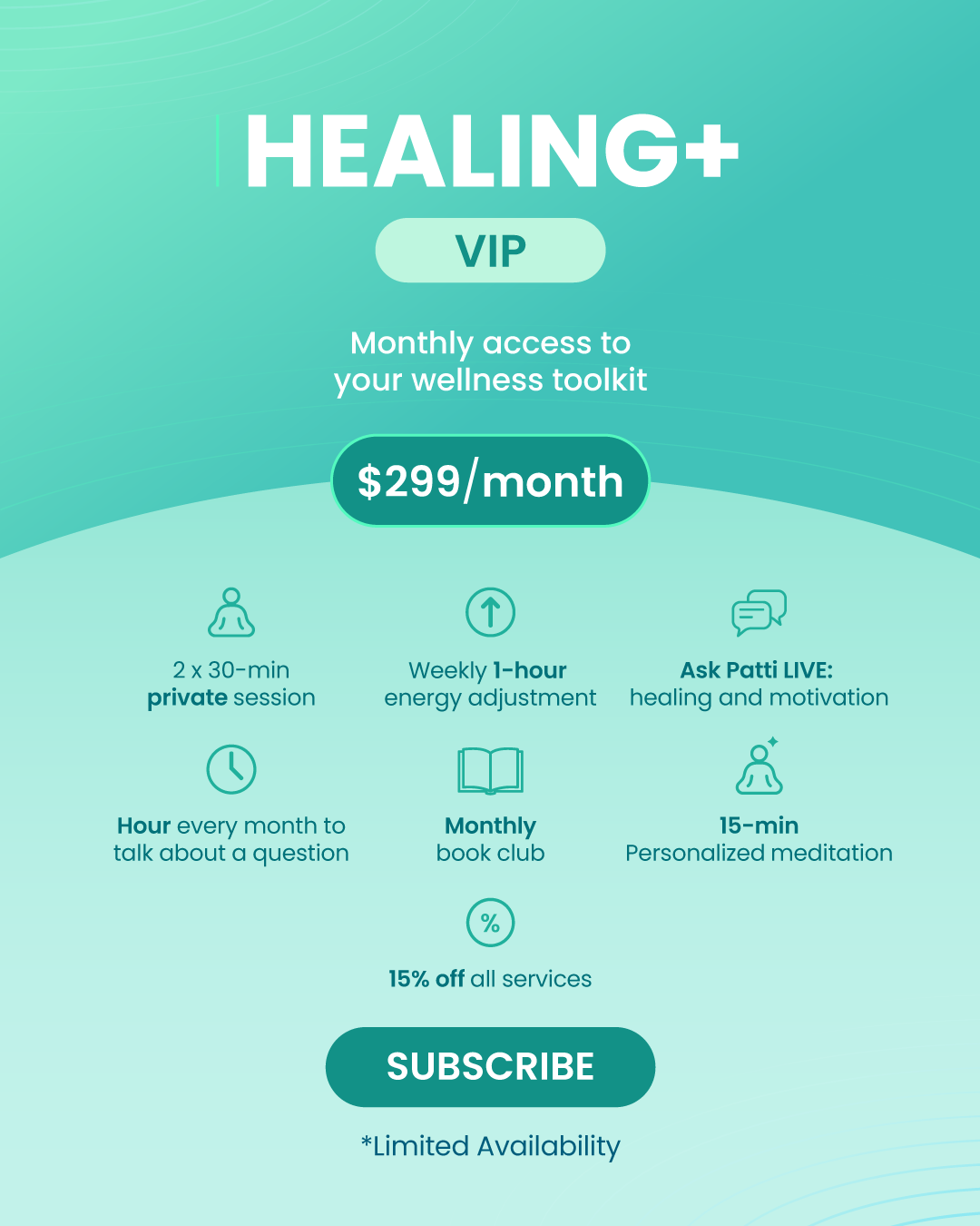 Healing+ VIP Subscribe Now