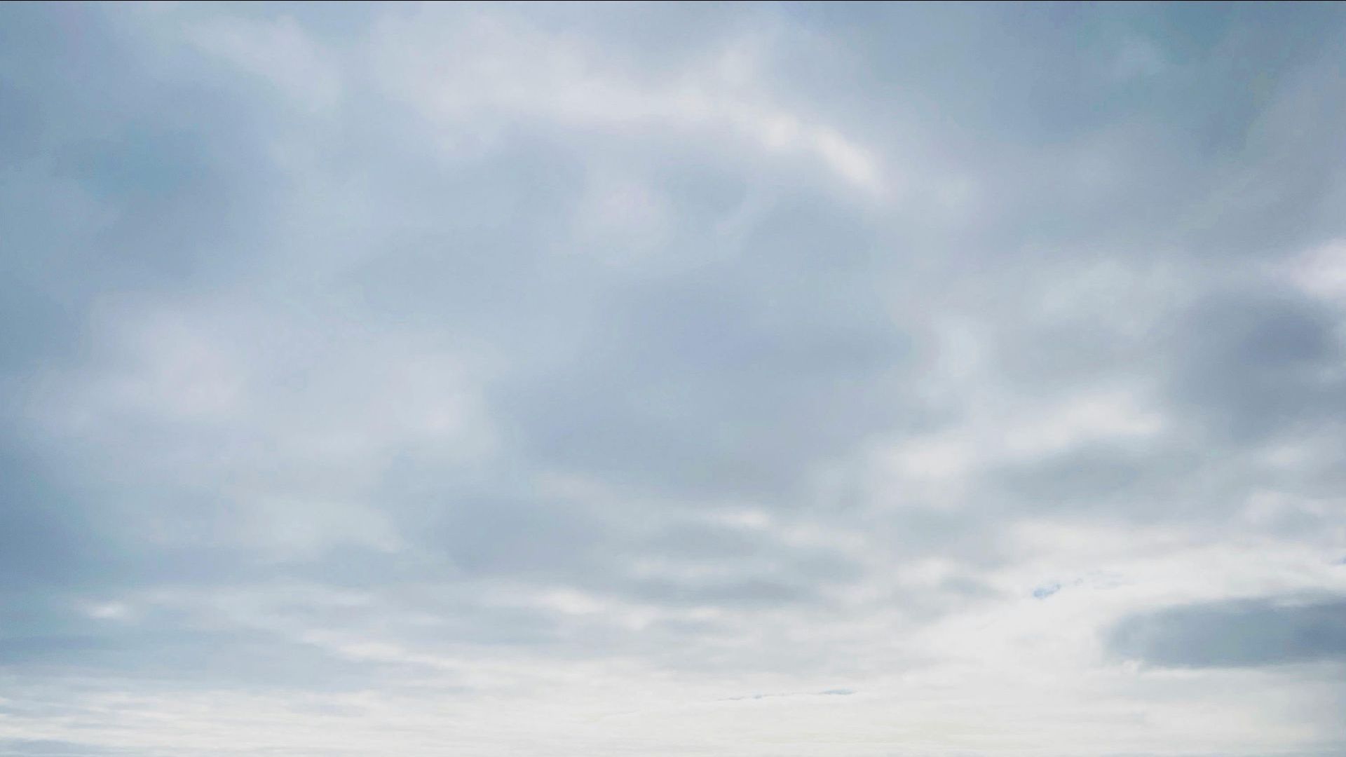 Cloudy skies